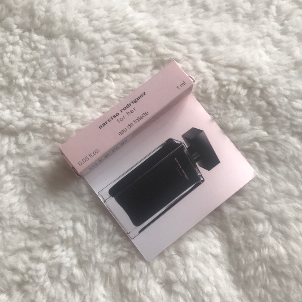 Narciso Rodriguez for her .03oz sample